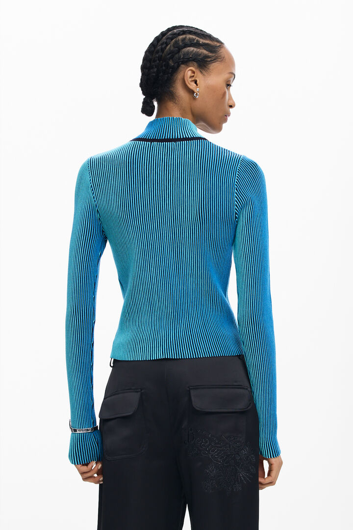 JERSEY CUELLO ALTO ZIPPER | Desigual