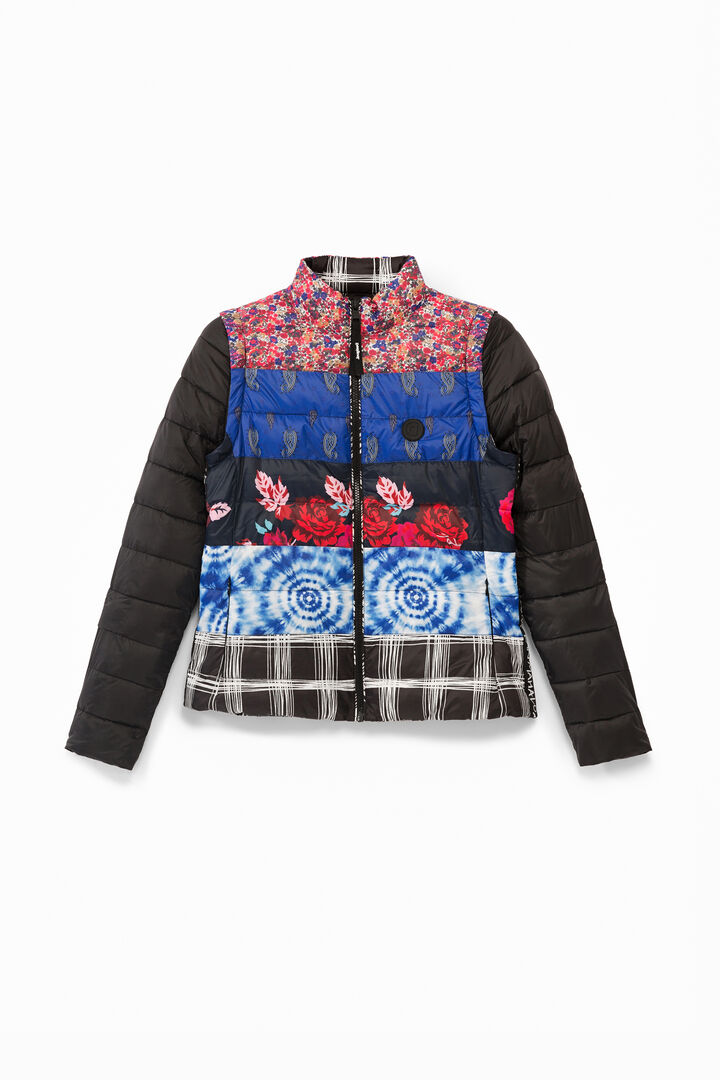 Doudoune éco-friendly patch imprimés | Desigual