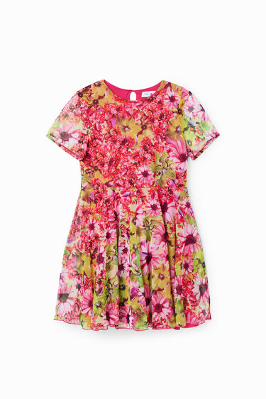 Vestido tul flores | Desigual