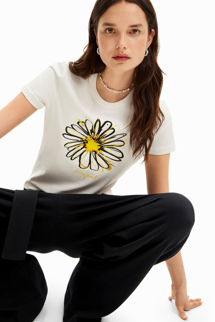 Daisy illustration T-shirt | Desigual
