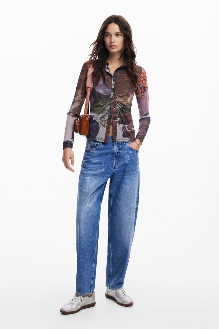 Camiseta manga larga bosque otoñal | Desigual