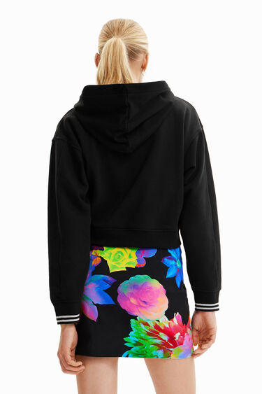 Sweat-shirt court patch "Change" | Desigual