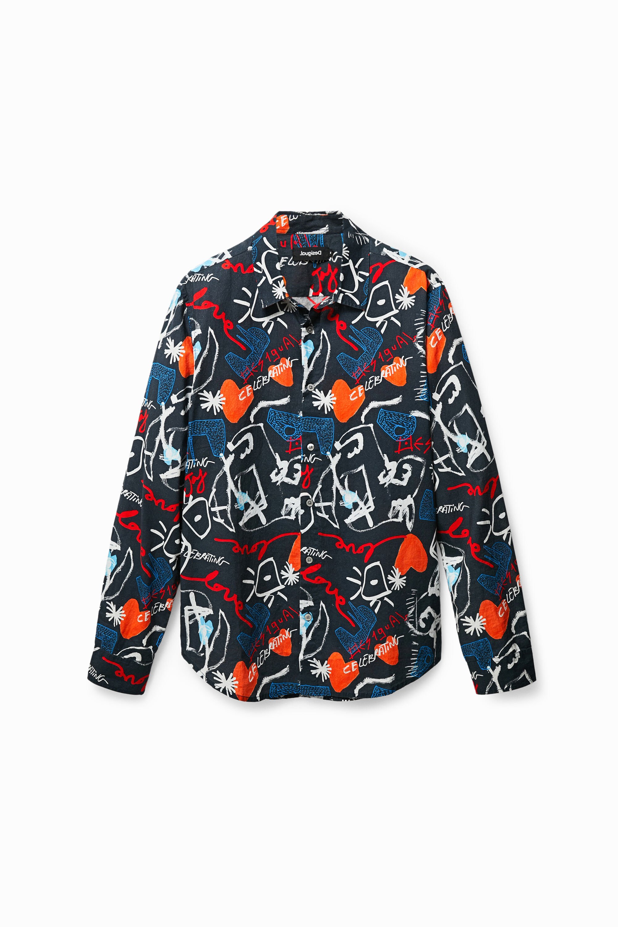 Long-sleeve arty shirt