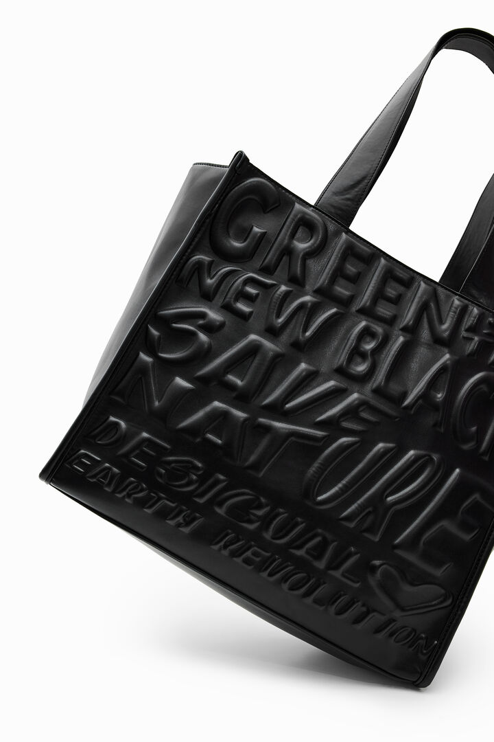 Bolso shopper mensajes | Desigual