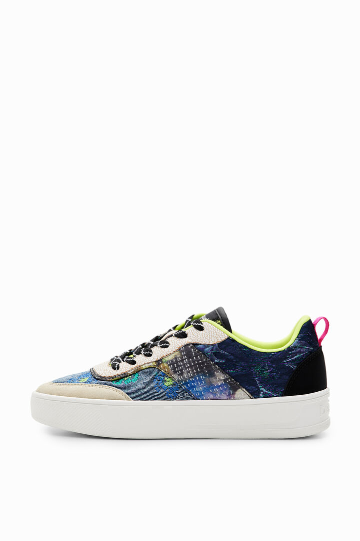 Patchwork platform sneakers | Desigual