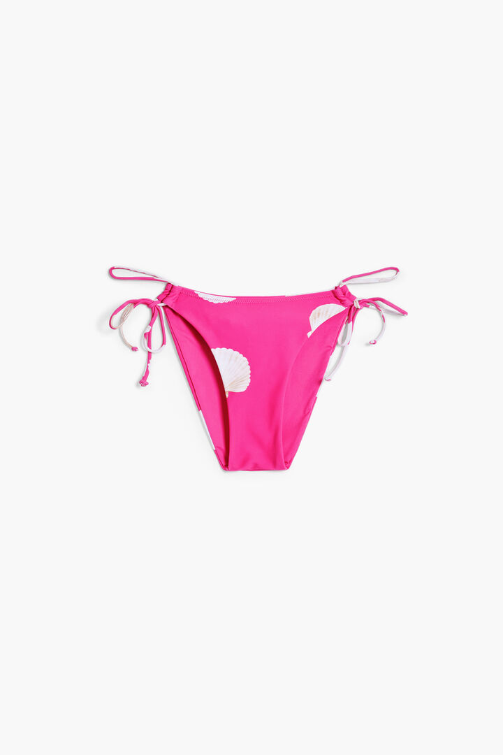 Calcinha biquíni conchas fúcsia | Desigual
