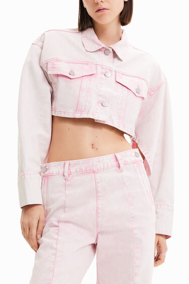 Cazadora vaquera cropped Maitrepierre | Desigual