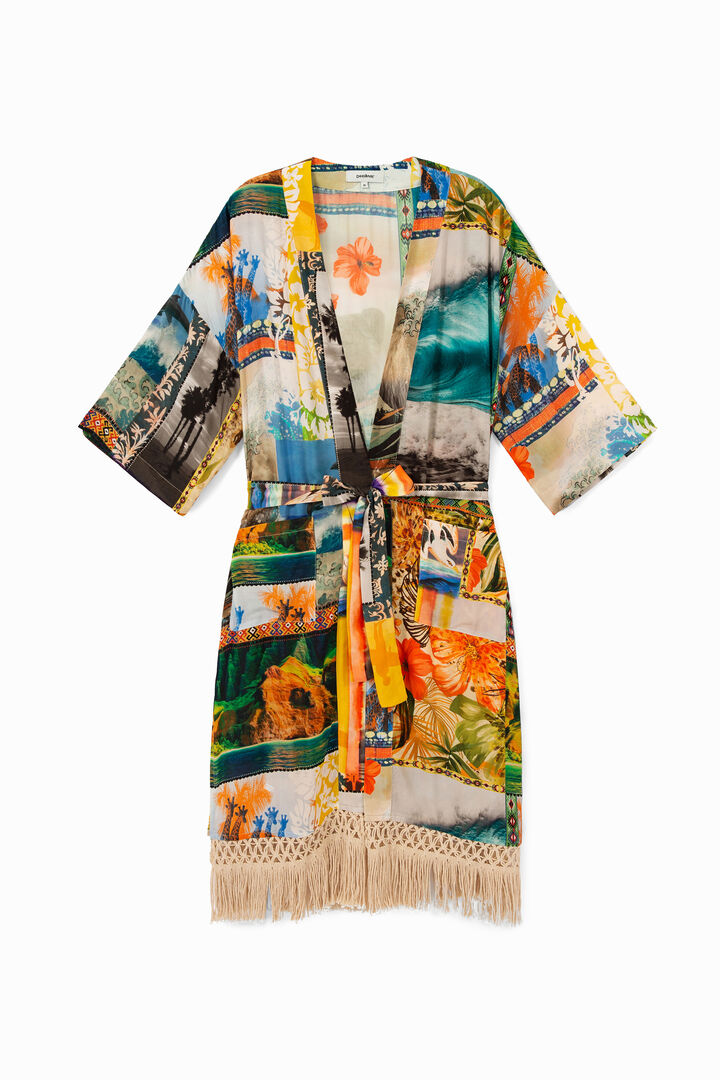 Hawaiian eco kimono | Desigual