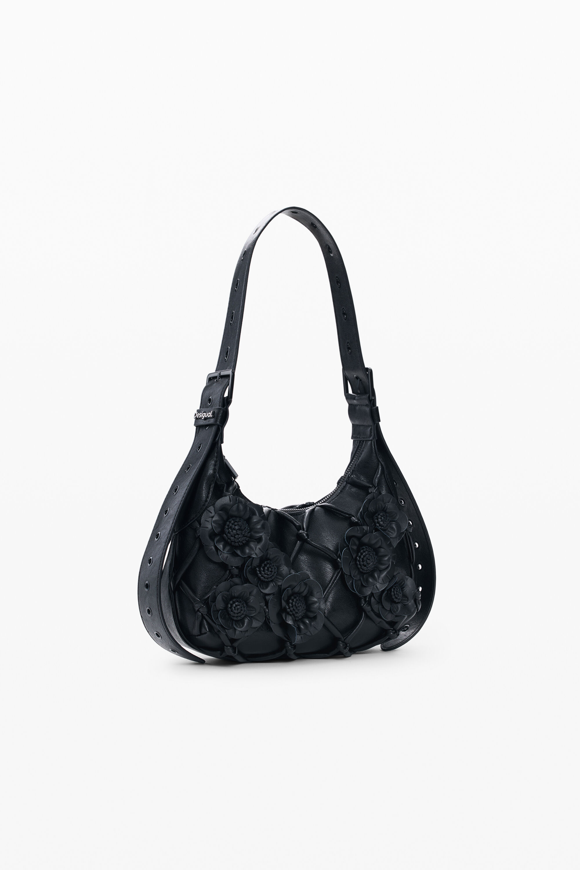 Small bag flowers red black women's accessories I Desigual.com