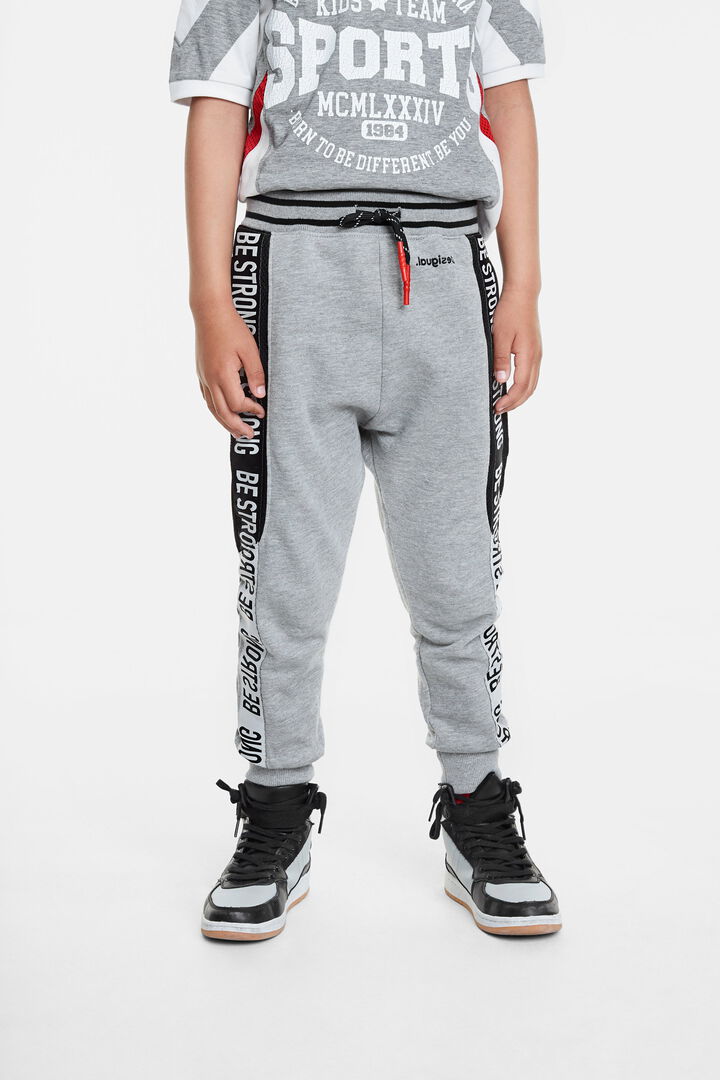 Tracksuit trousers with message | Desigual