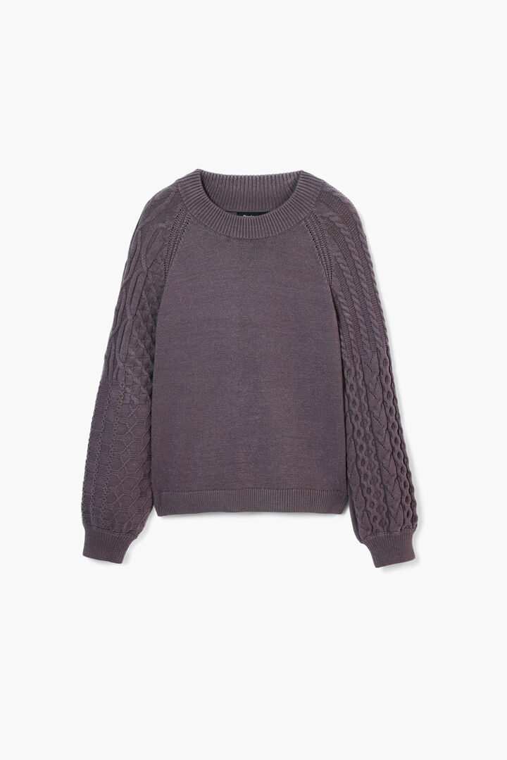 Textured sleeve sweater | Desigual