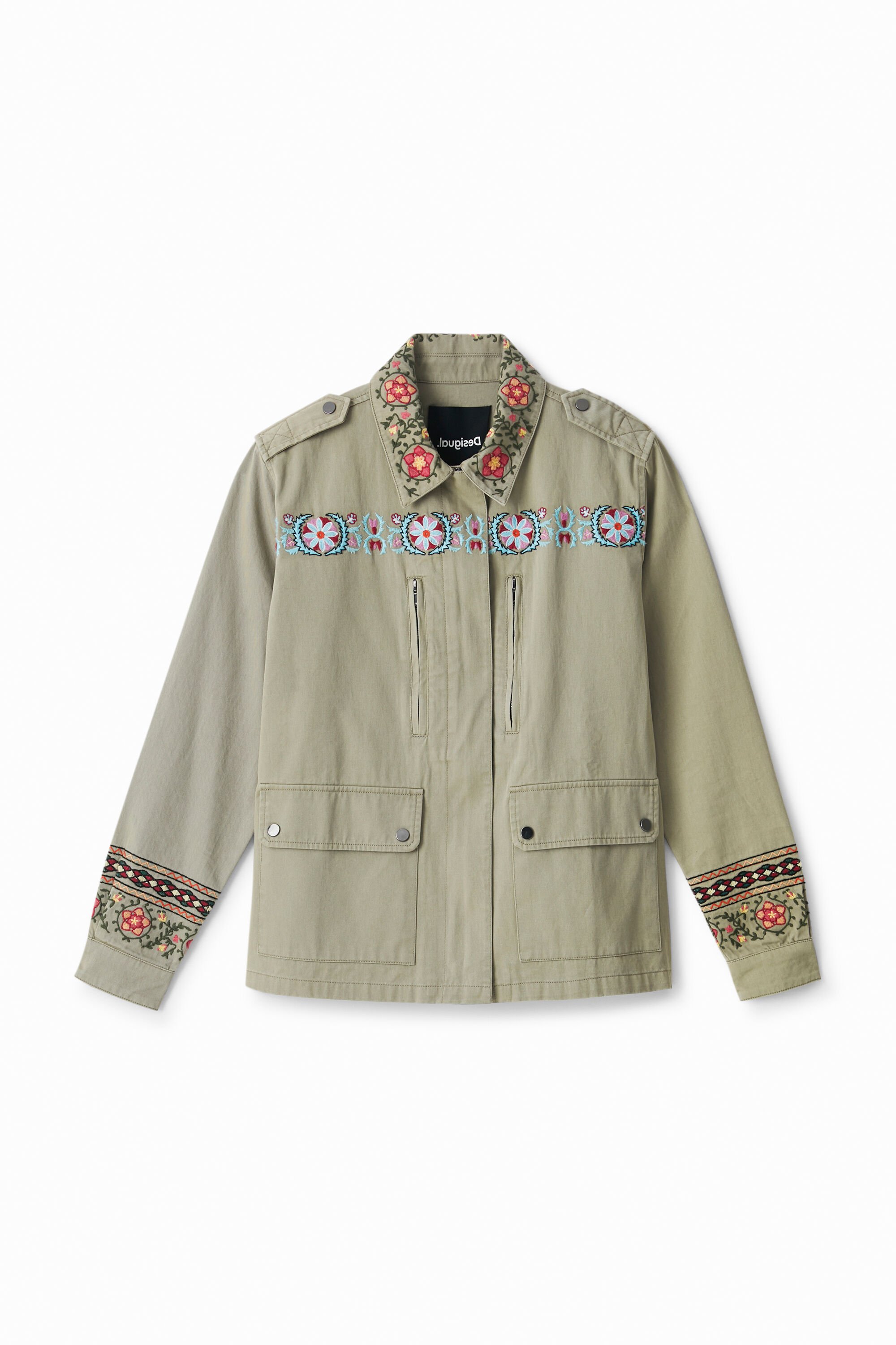 Parka mit Bordüren und Amore