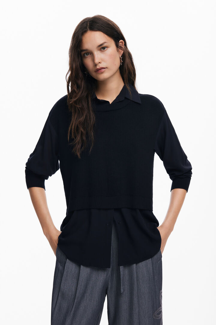 Knitted shirt