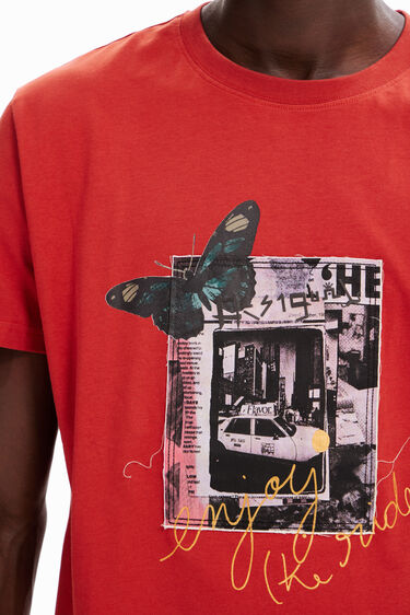 Camiseta manga corta mariposa | Desigual