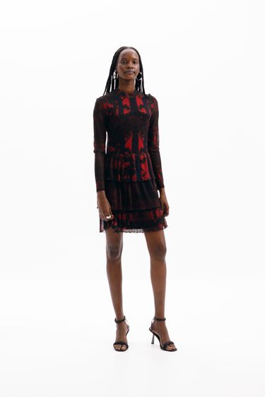 M. Christian Lacroix short pleated dress | Desigual