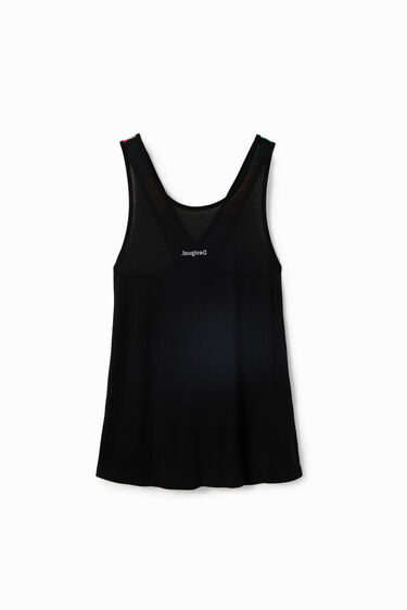 Camiseta tirantes sport flores | Desigual
