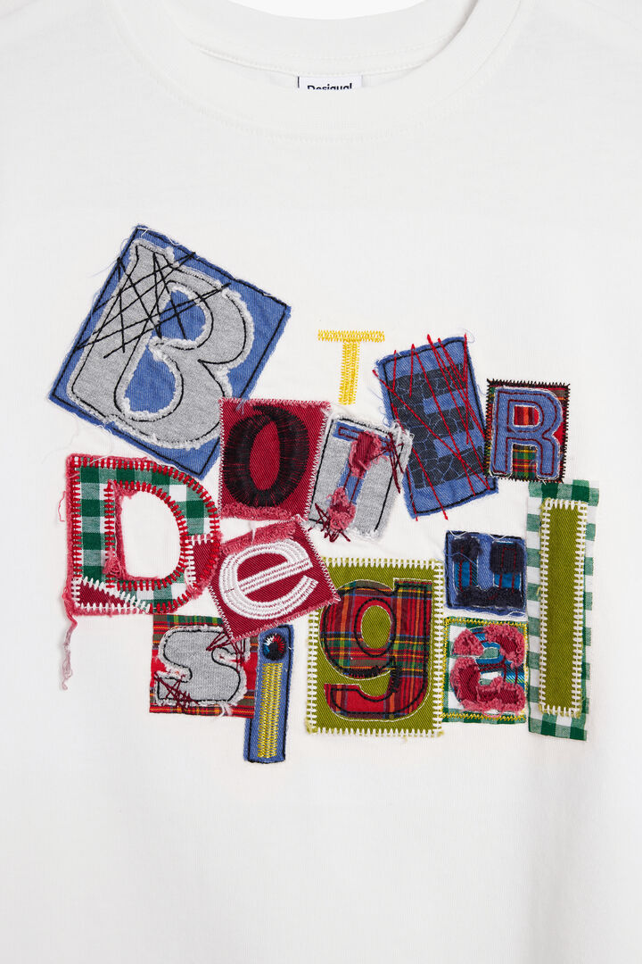 Kinder T-shirt met korte mouwen patch Botter | Desigual