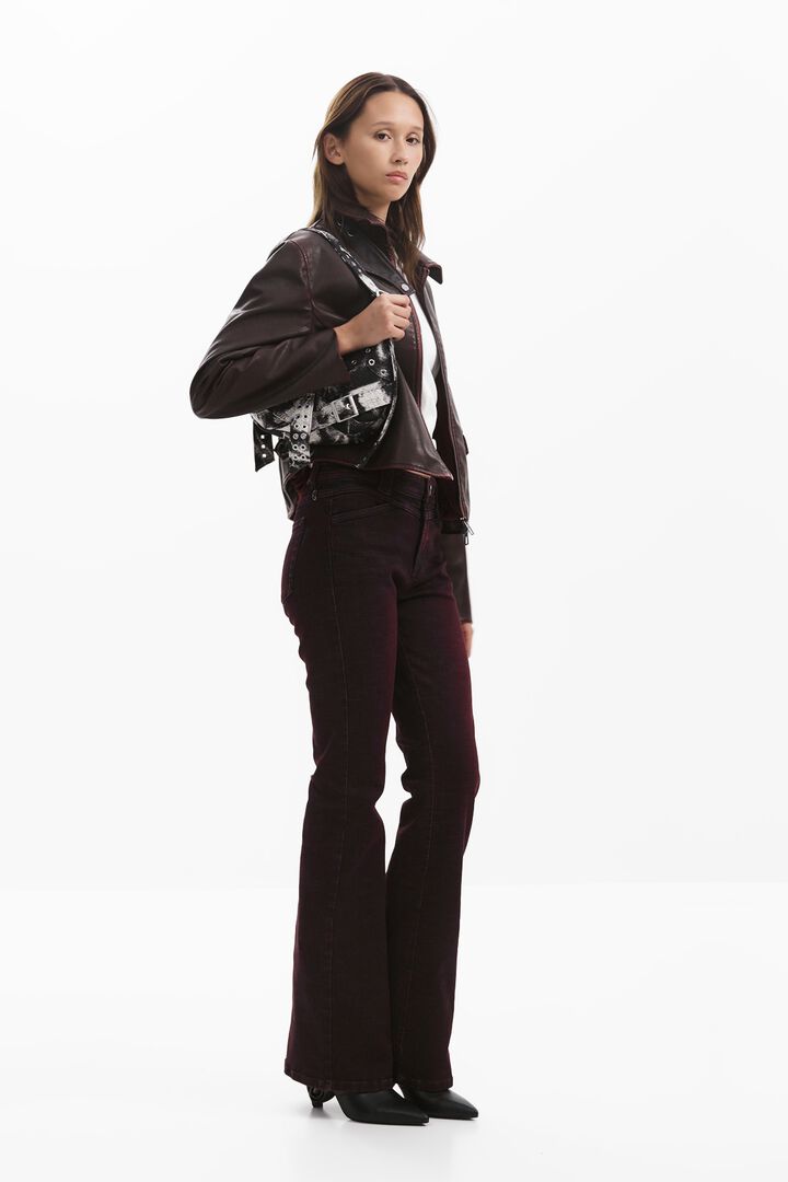 Printed medium bag with buckles | Desigual