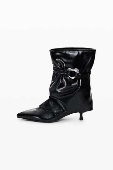 Heeled Boots Leather Effect | Desigual