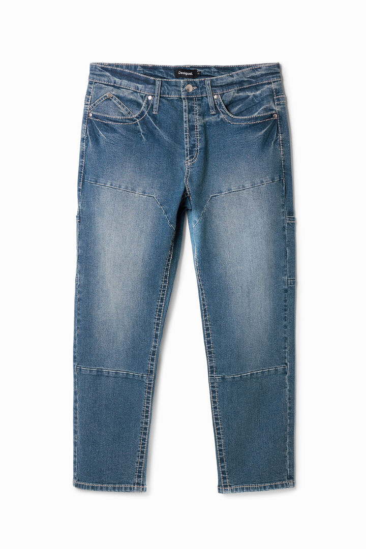 Lange denim broek