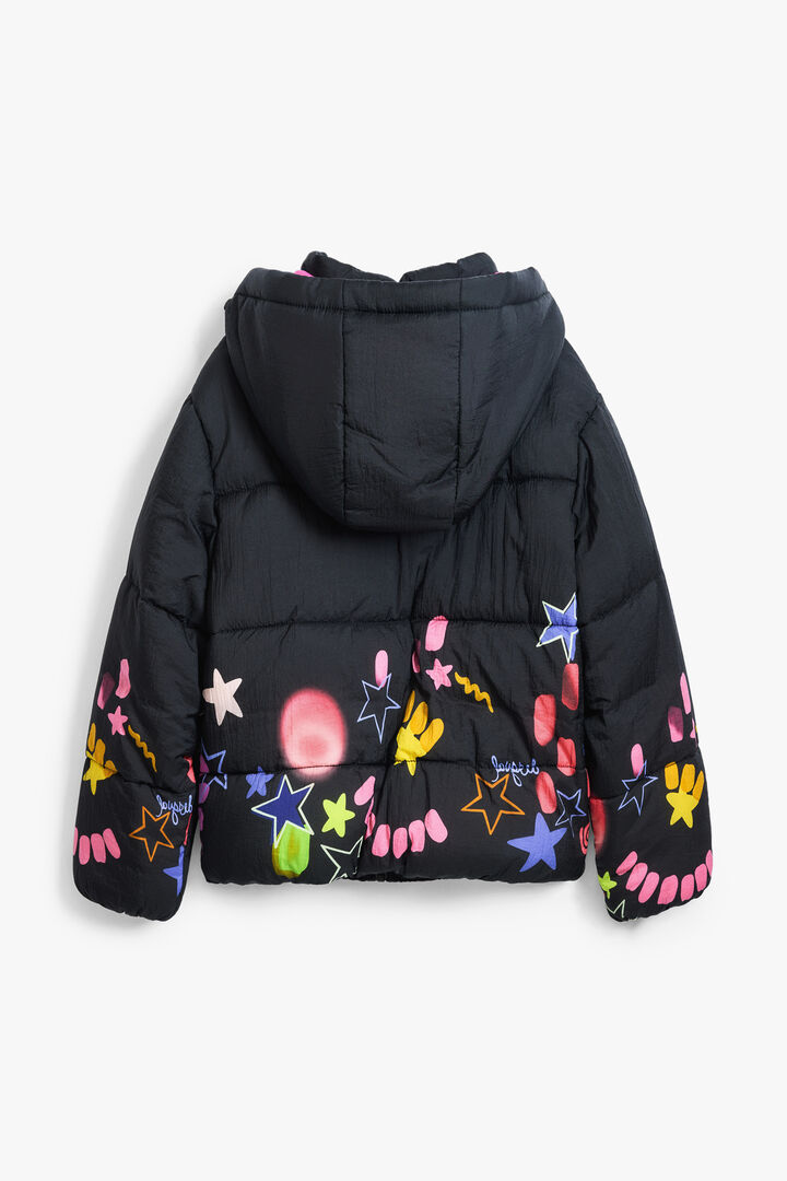 Star quilted coat | Desigual