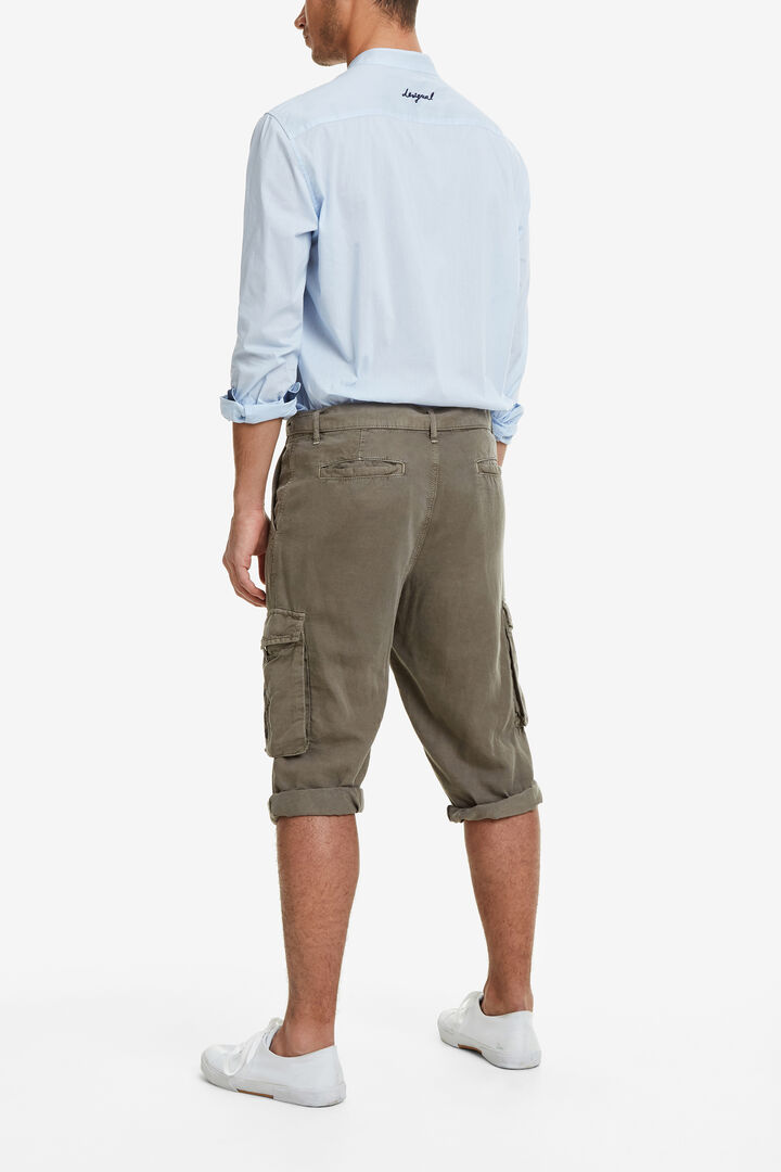 Khaki Cargo Shorts Eric | Desigual