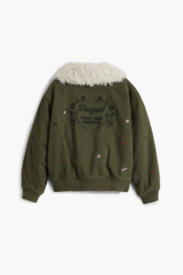 Fliegerjacke mit Fellkragen | Desigual