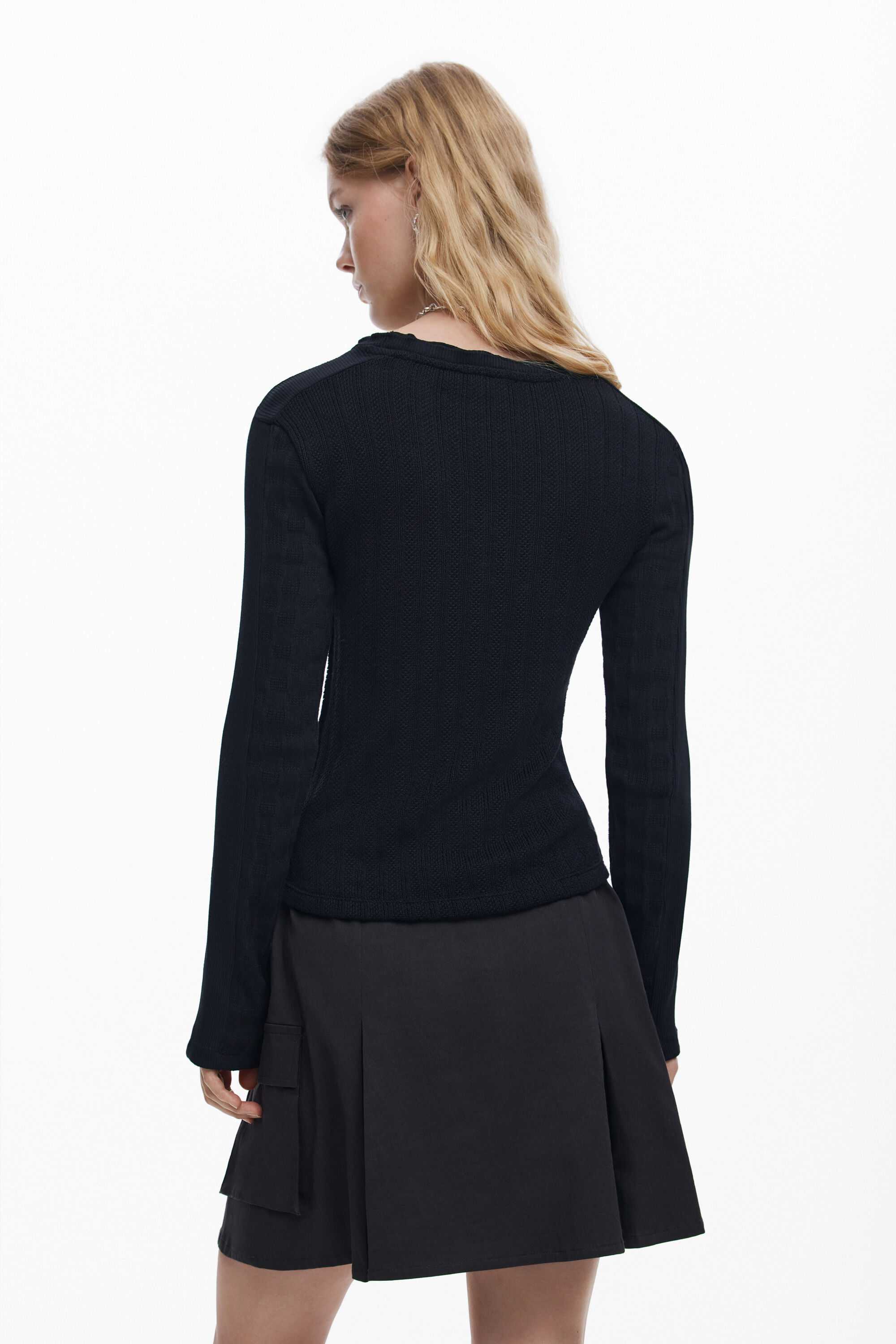 Cotton T-shirt seams Women's I Desigual.com