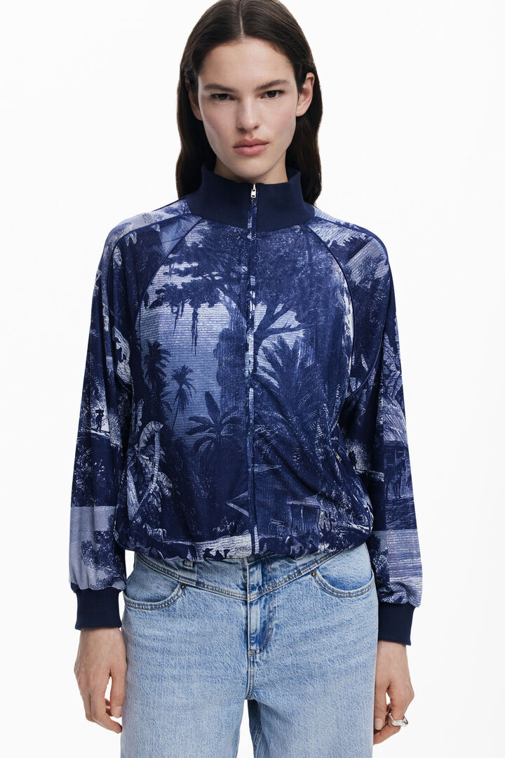 Sweatshirt designed by Mr. Christian Lacroix | Desigual