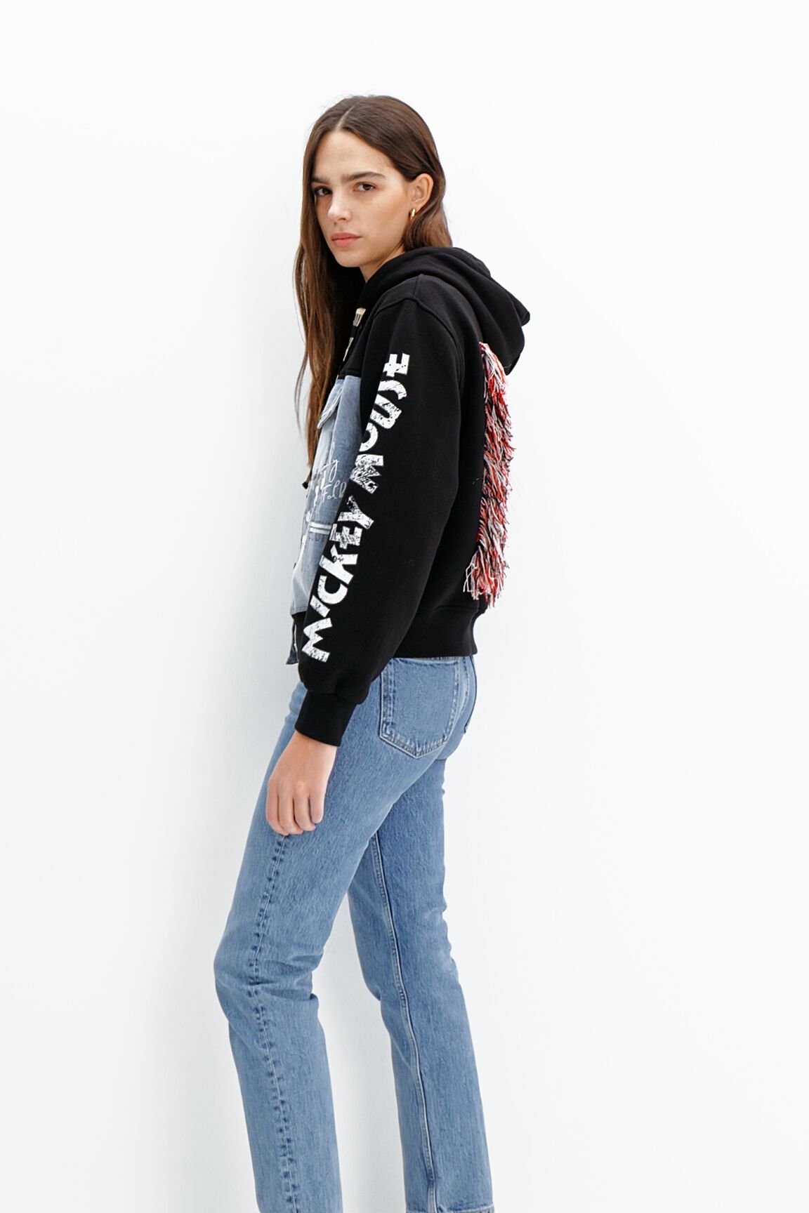 Bershka hotsell mickey hoodie