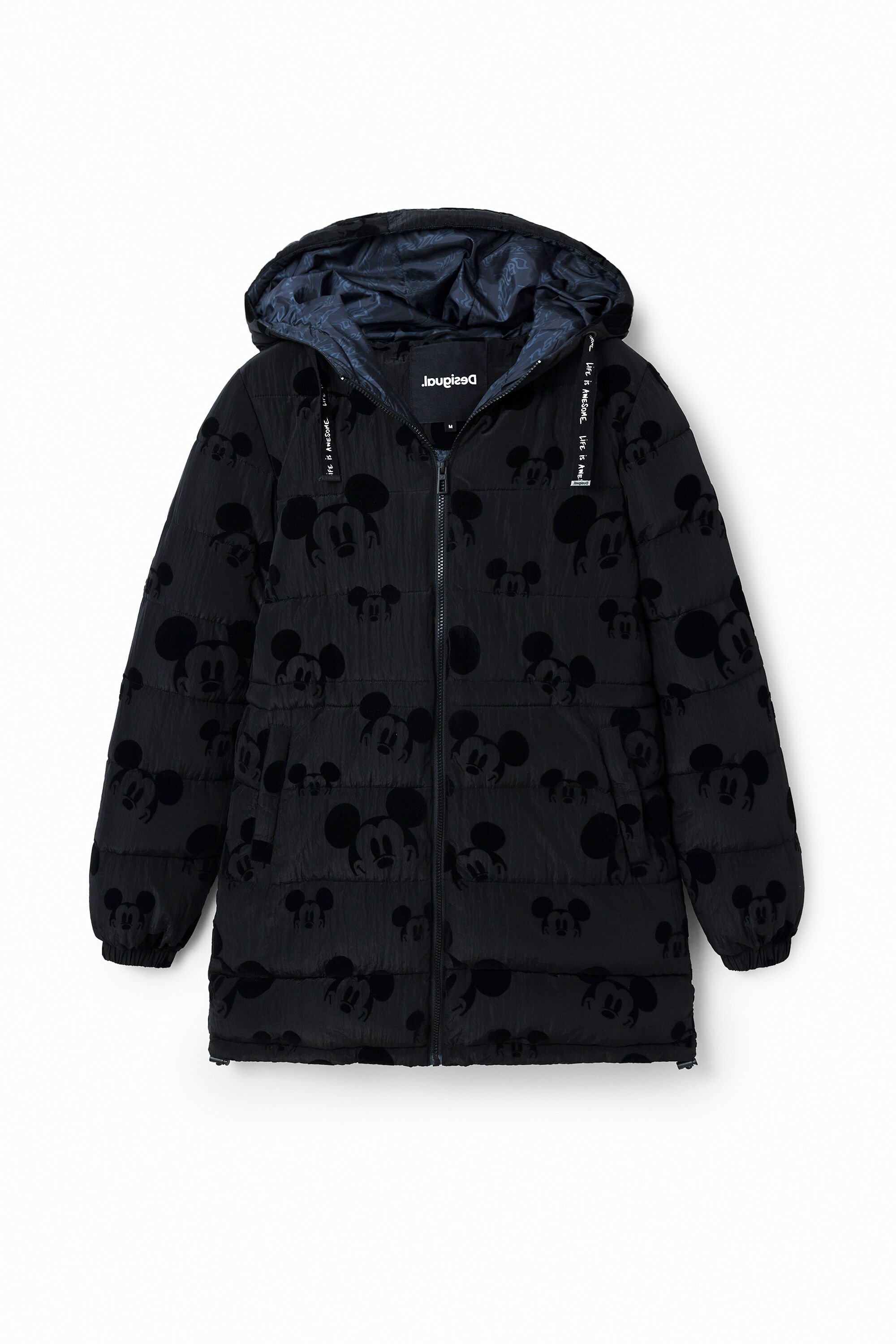 Mickey mouse quilted jacket for women clearance