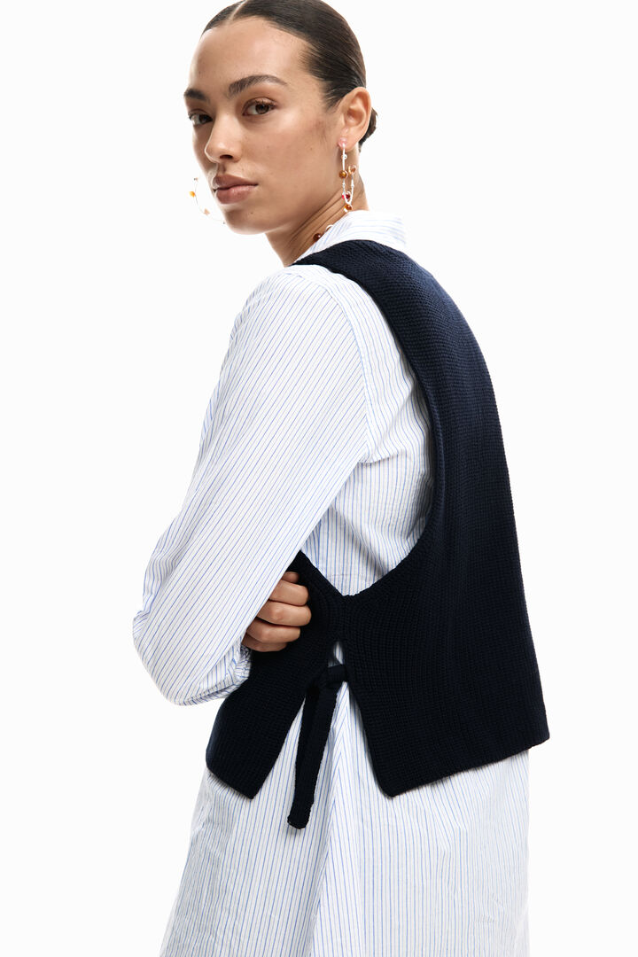 Shirt with detachable vest | Desigual