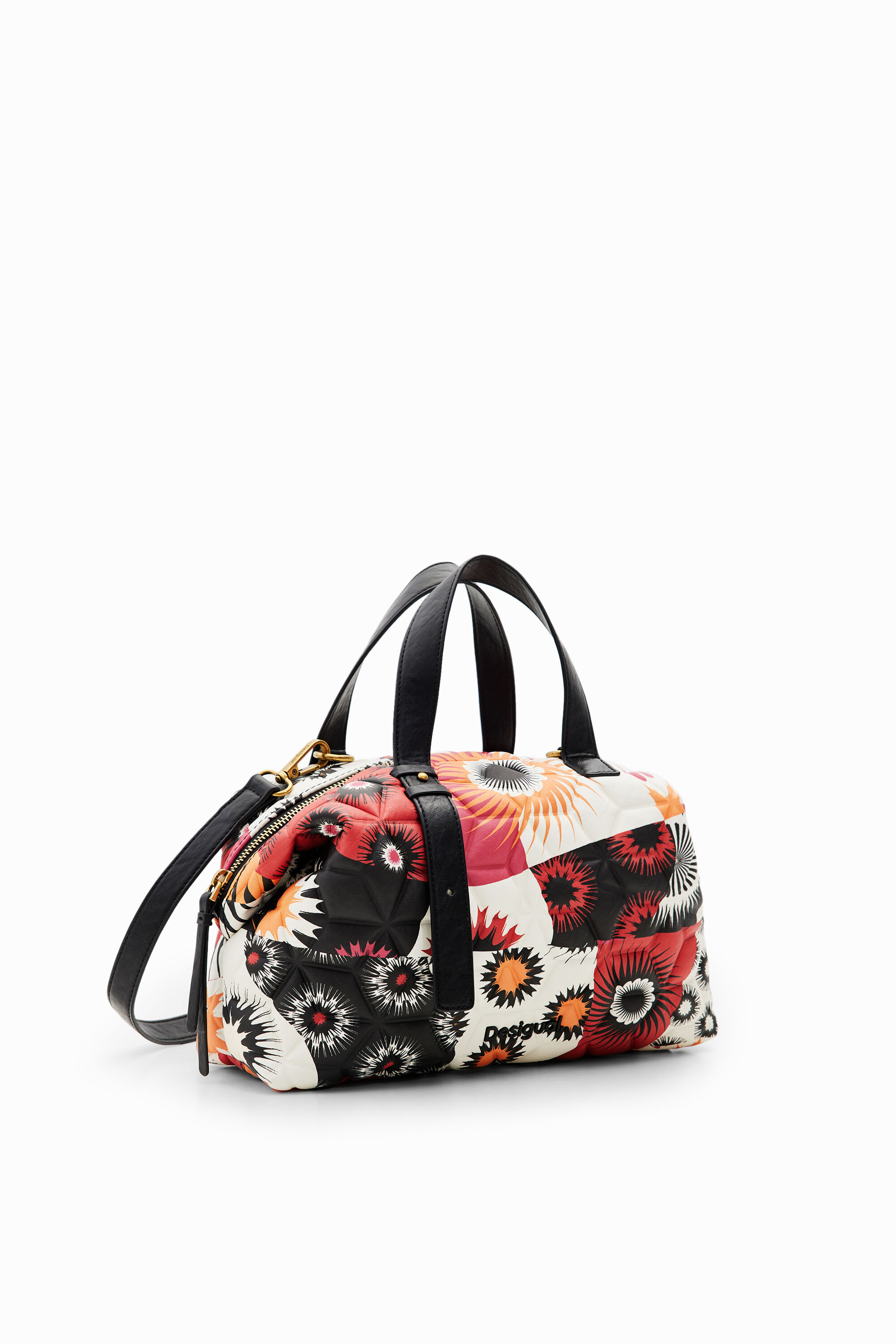 Desigual Midsize geometric patchwork bag