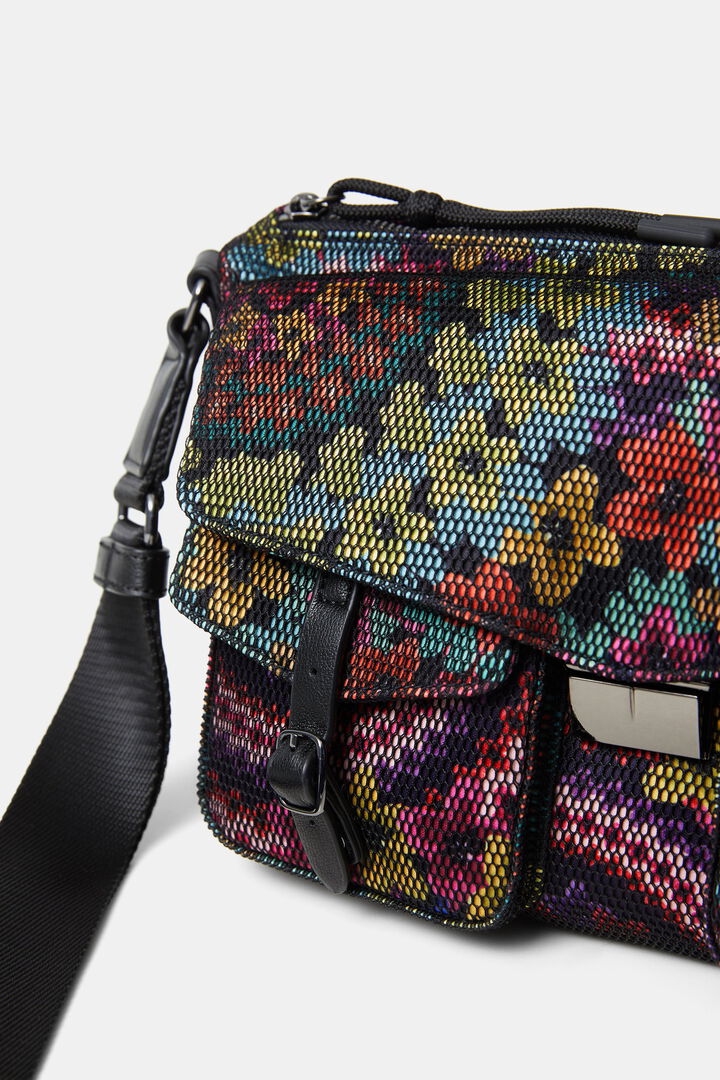 Bolso bandolera malla hilo | Desigual