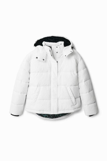 Textured padded jacket | Desigual