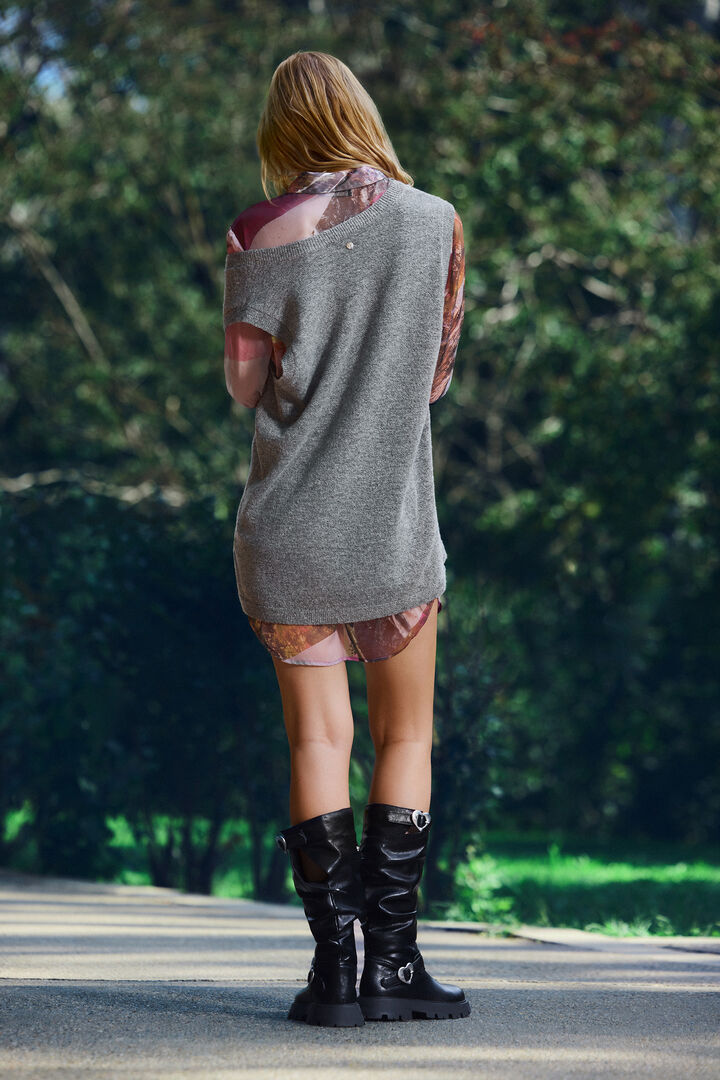 Combined Shirt Dress
