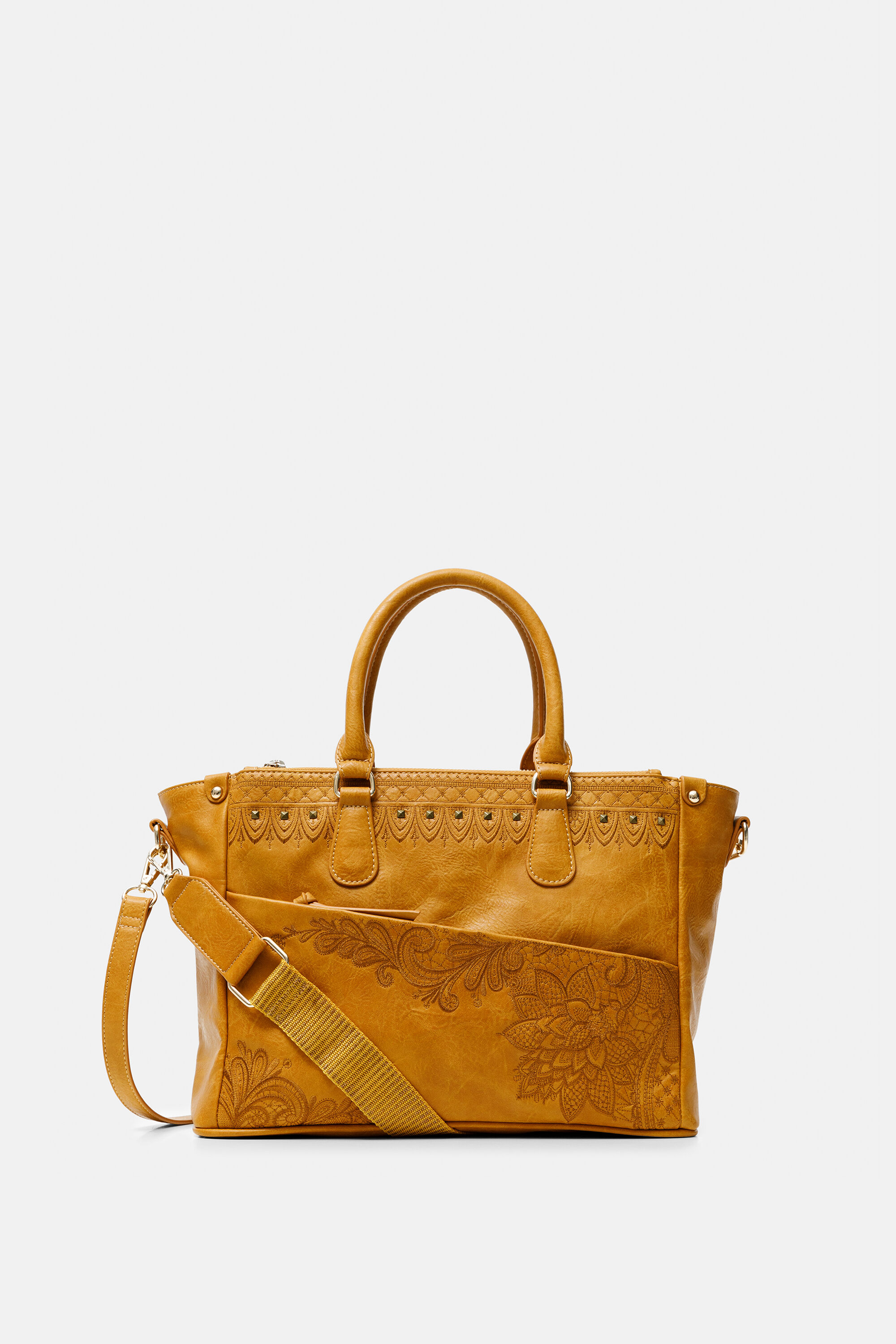Bolso bordados tachuelas Desigual