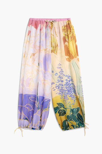 Lange broek met bloemenprint | Desigual