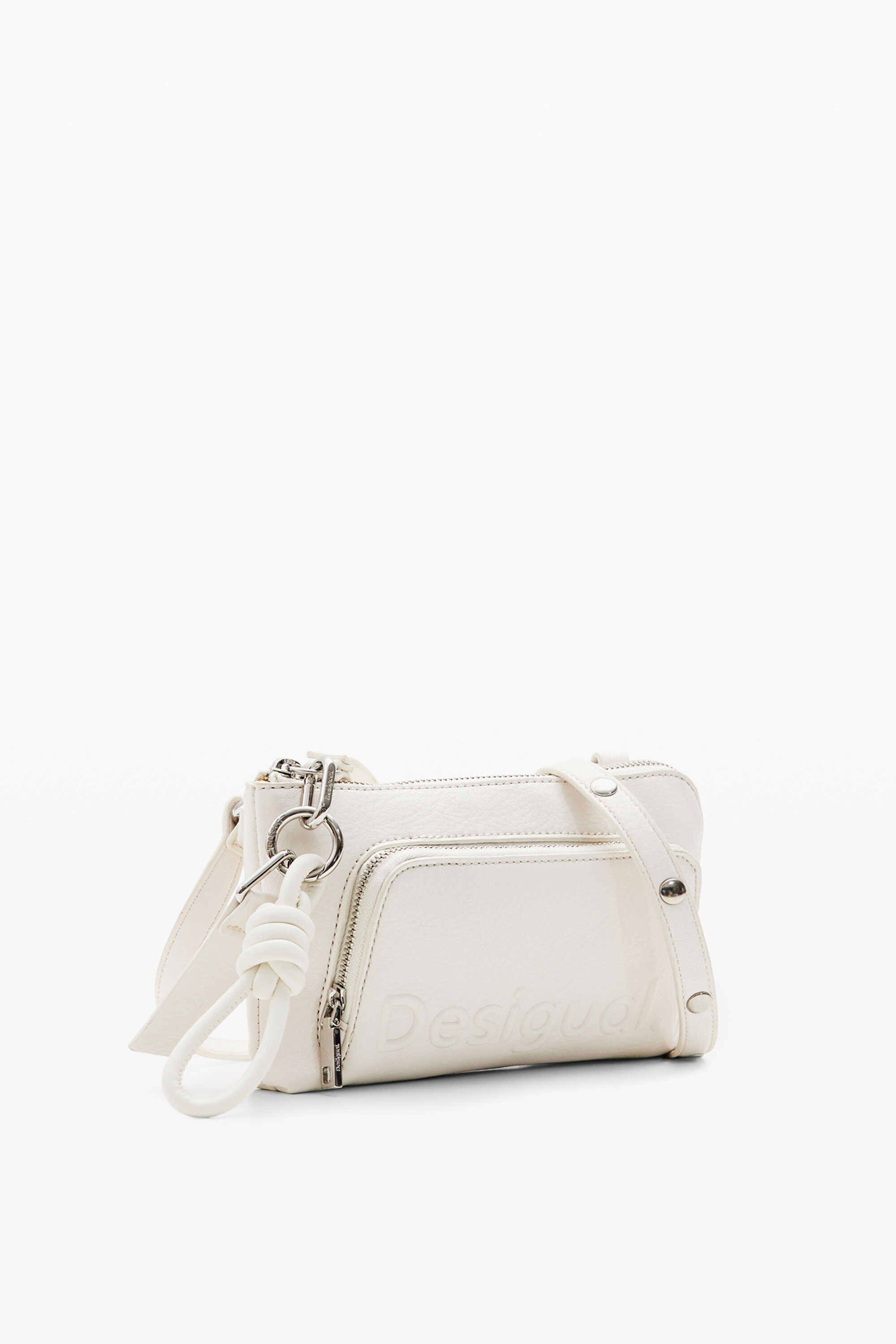 Desigual White Polyethylene Handbag