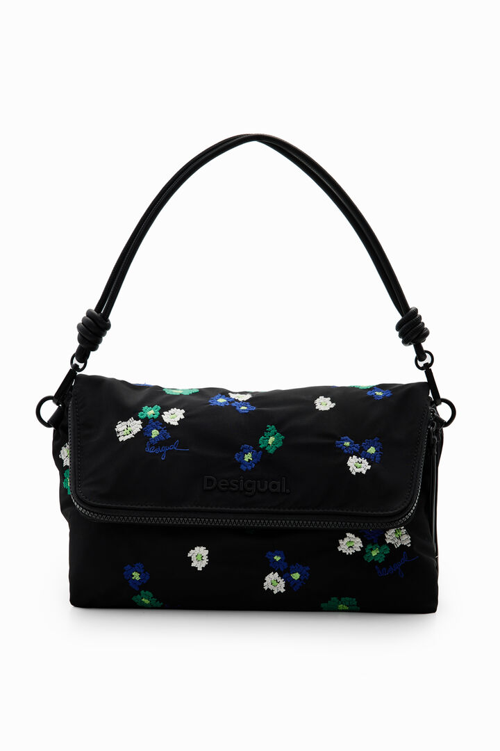 Large floral crossbody bag | Desigual