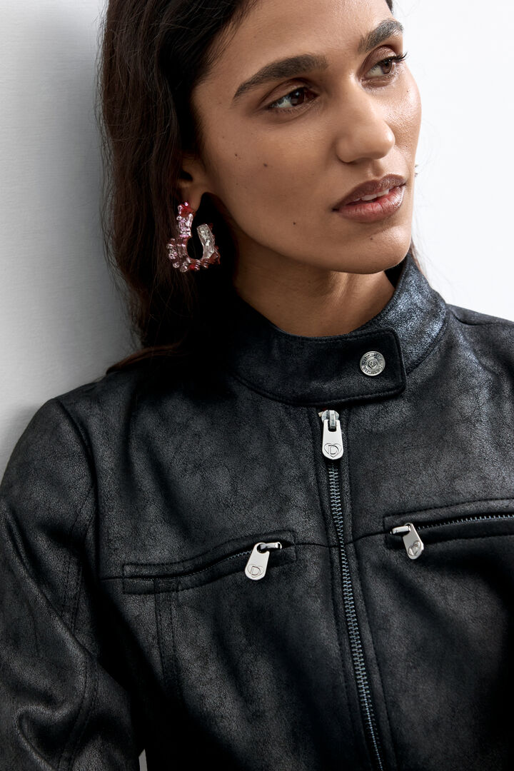 Jacket Leather Effect