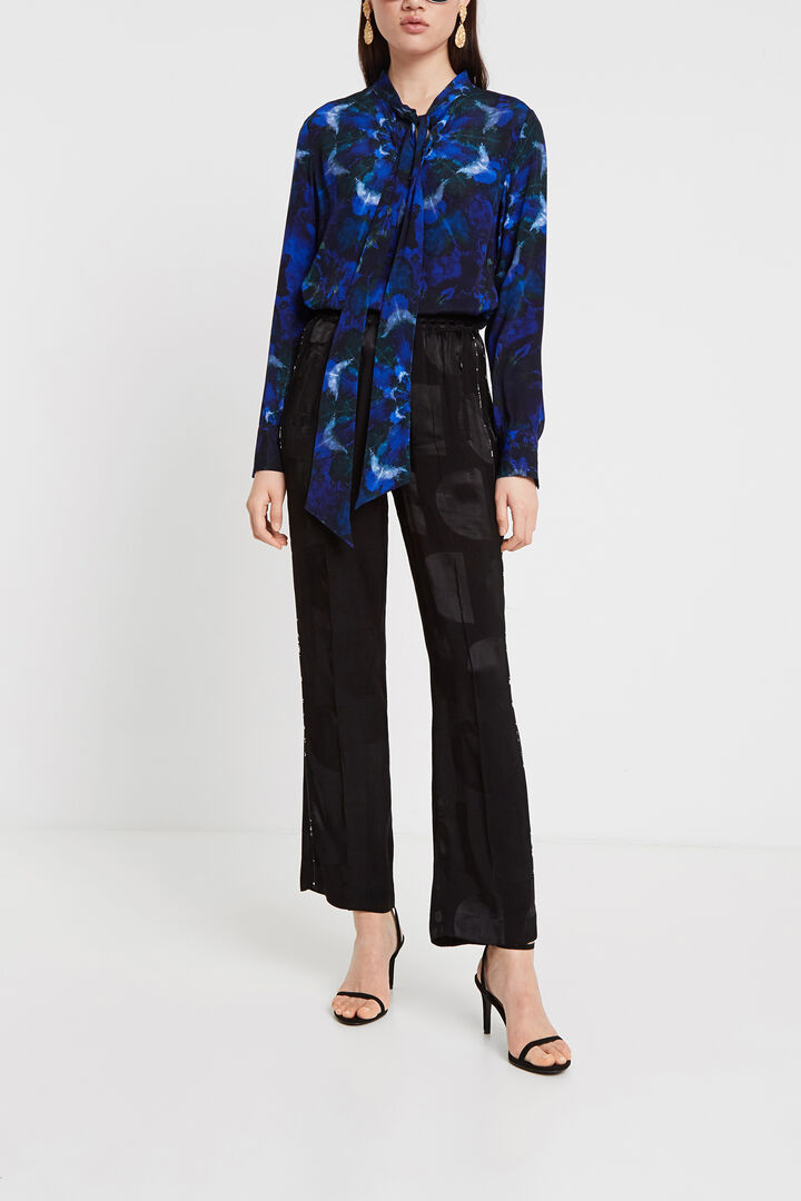 Bedruckte Bluse mit Mandalas in Batik-Optik | Desigual