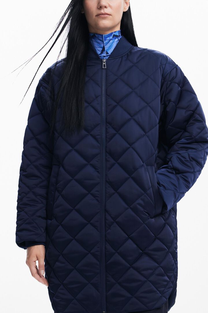 Abrigo acolchado largo
