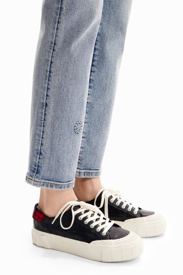 Plateau-Sneakers Tartan | Desigual