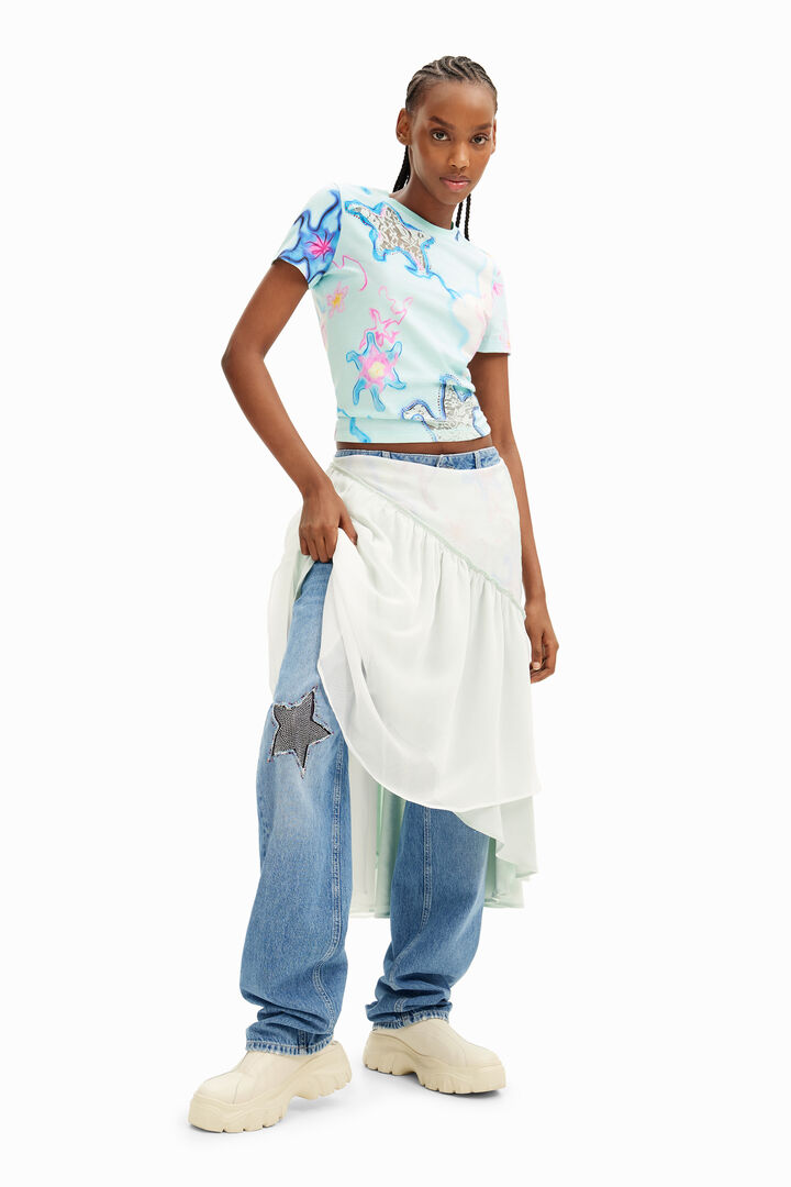 Collina Strada stars T-shirt | Desigual