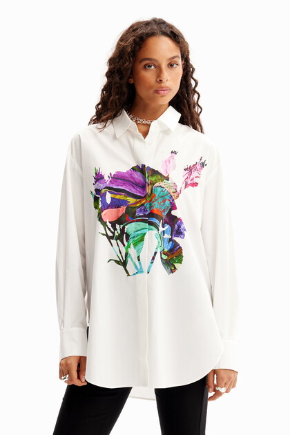 M. Christian Lacroix oversize arty shirt