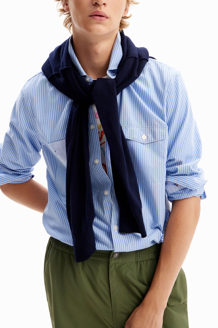 Striped pockets shirt | Desigual