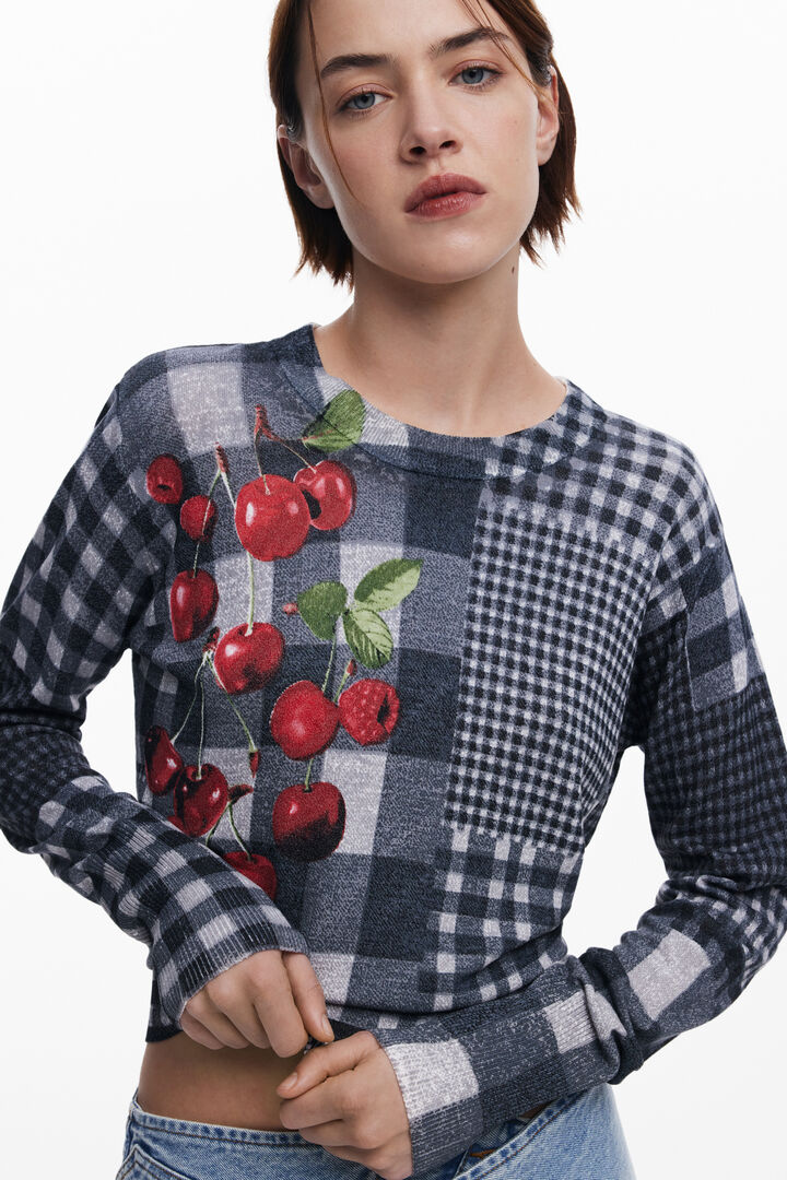 Jersey vichy frutas | Desigual