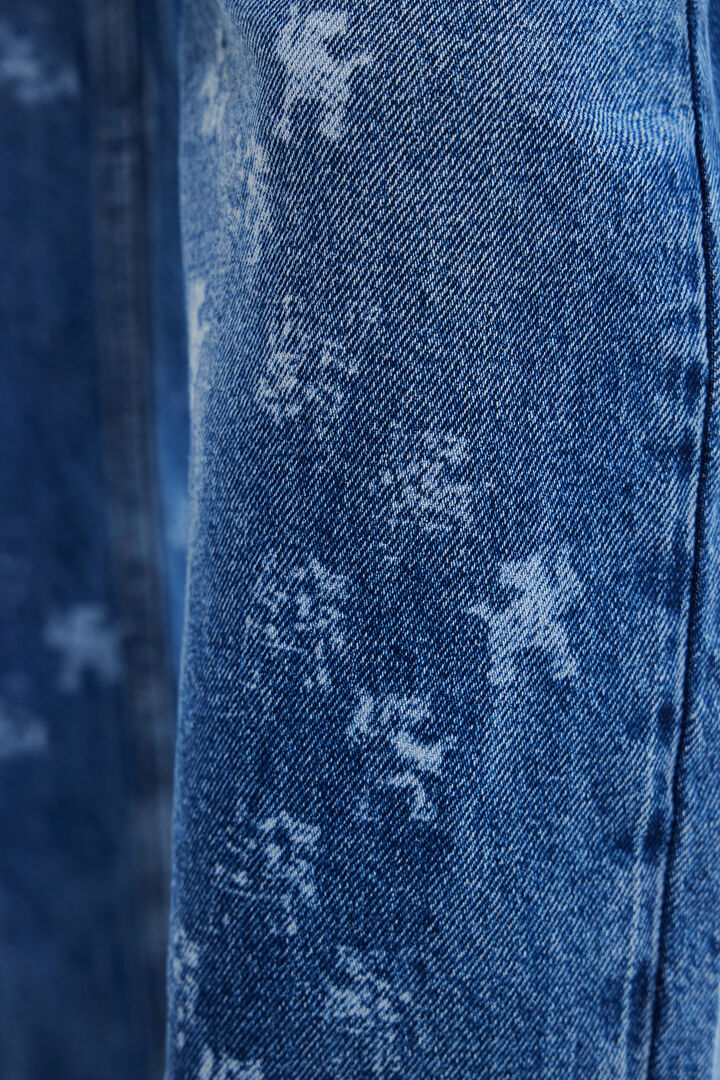 Loose laser print jeans | Desigual