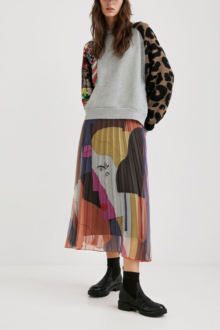 Sudadera felpa patch | Desigual